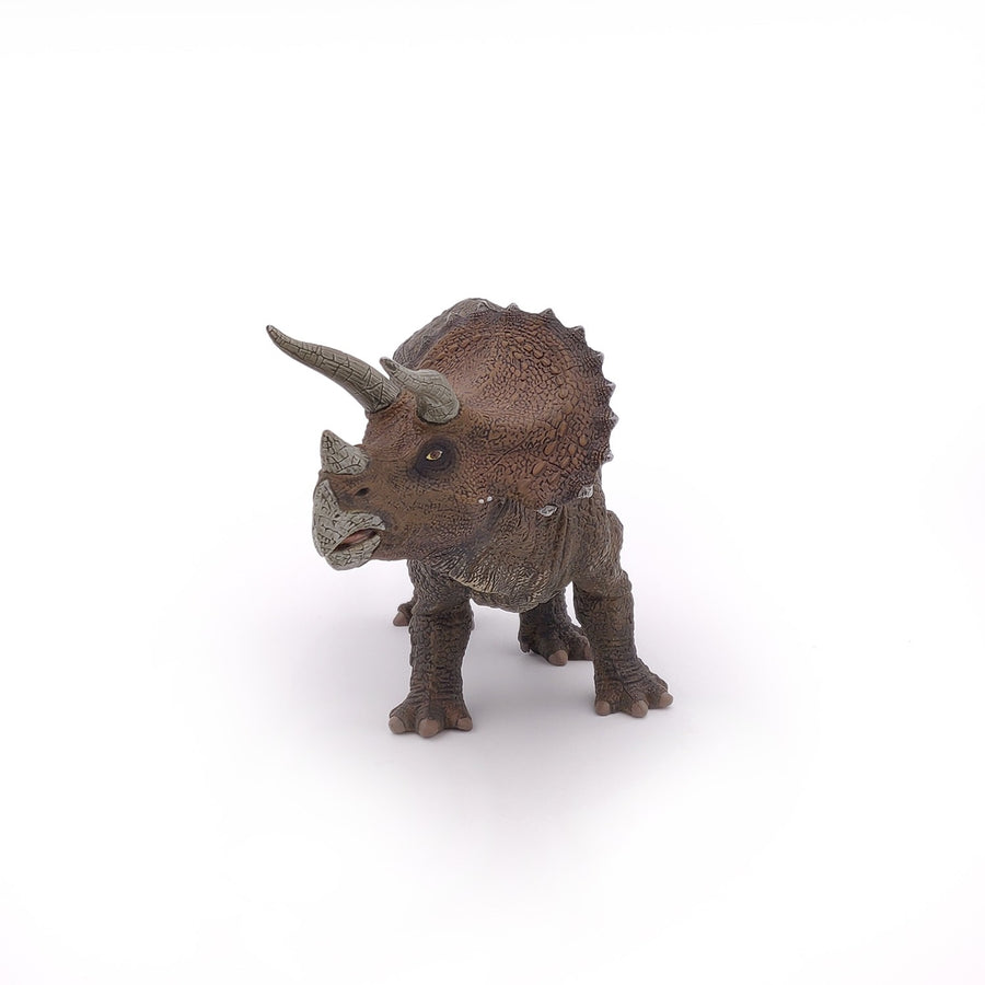 Tricératops Papo en PVC, Collection Dinosaures, jouet éducatif idéal pour enfants et collectionneurs