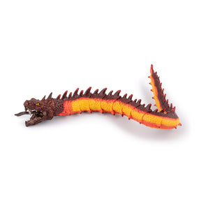 Figurine Basilic de feu Papo en PVC, Collection Fantastique, jouet éducatif idéal pour enfants et collectionneurs