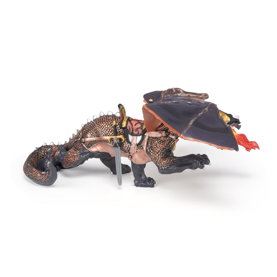 Figurine Dragon des ténèbres Papo en PVC, Collection Fantastique, jouet éducatif idéal pour enfants et collectionneurs