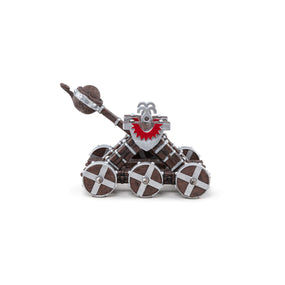 Catapulte rouge Papo en PVC, Collection Médiéval, jouet éducatif idéal pour enfants et collectionneurs