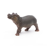 Figurine Bébé hippopotame  Papo en PVC, thème savane, Collection Animaux sauvages, jouet éducatif idéal pour enfants et collectionneurs