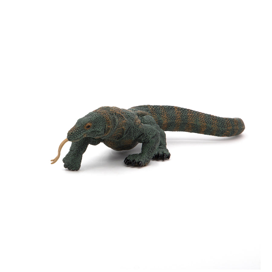Figurine Dragon de Komodo Papo en PVC, thème reptiles, Collection Animaux sauvages, jouet éducatif idéal pour enfants et collectionneurs