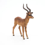 Figurine Impala Papo en PVC, thème savane, Collection Animaux sauvages, jouet éducatif idéal pour enfants et collectionneurs