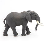 Figurine Éléphant d'Afrique Papo en PVC, thème savane, Collection Animaux sauvages, jouet éducatif idéal pour enfants et collectionneurs