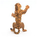 Figurine Tigre debout Papo en PVC, thème félins, Collection Animaux sauvages, jouet éducatif idéal pour enfants et collectionneurs