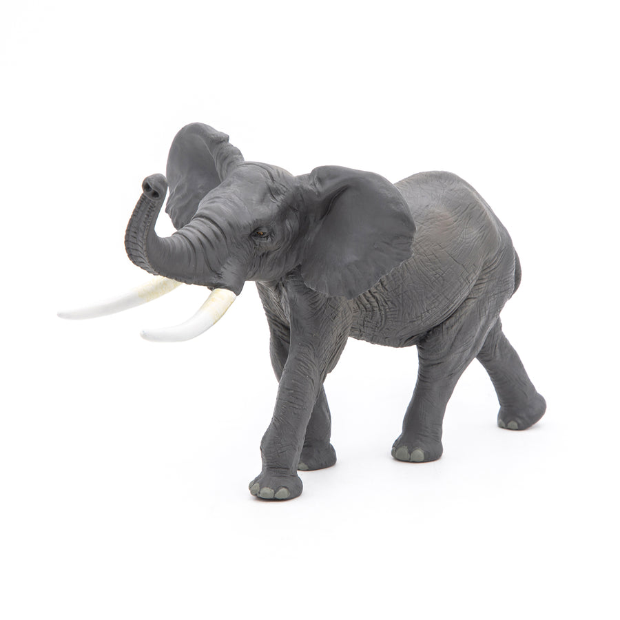 Figurine Éléphant Papo en PVC, thème savane, Collection Animaux sauvages, jouet éducatif idéal pour enfants et collectionneurs