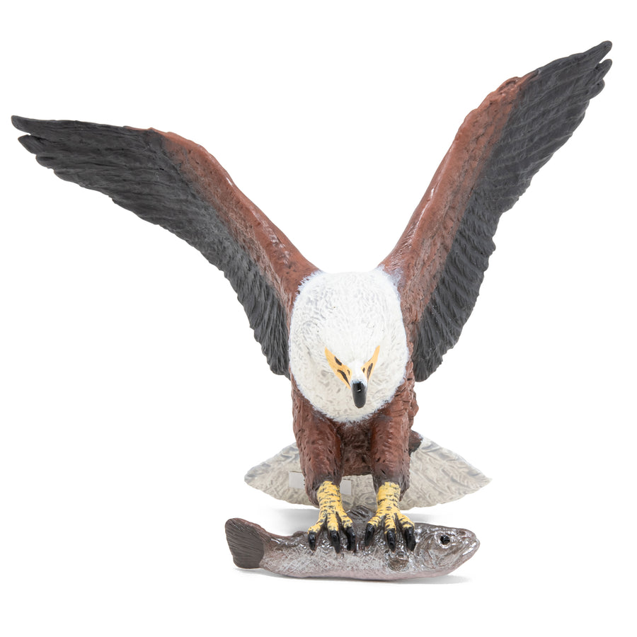 Figurine Aigle pêcheur d'Afrique Papo en PVC, thème oiseaux, Collection Animaux sauvages, jouet éducatif idéal pour enfants et collectionneurs