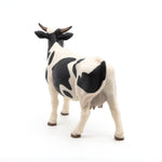 Figurine Vache noire et blanche Papo en PVC, Collection Vie à la ferme, jouet éducatif idéal pour enfants et collectionneurs