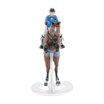 Figurine Cheval de saut d'obstacle et sa cavalière Papo en PVC, Collection chevaux, jouet éducatif idéal pour enfants et collectionneurs