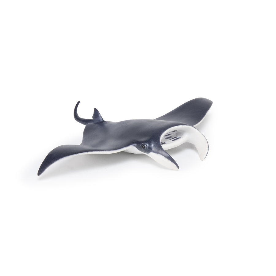 Raie manta Papo en PVC, Collection animaux marins, jouet éducatif idéal pour enfants et collectionneurs