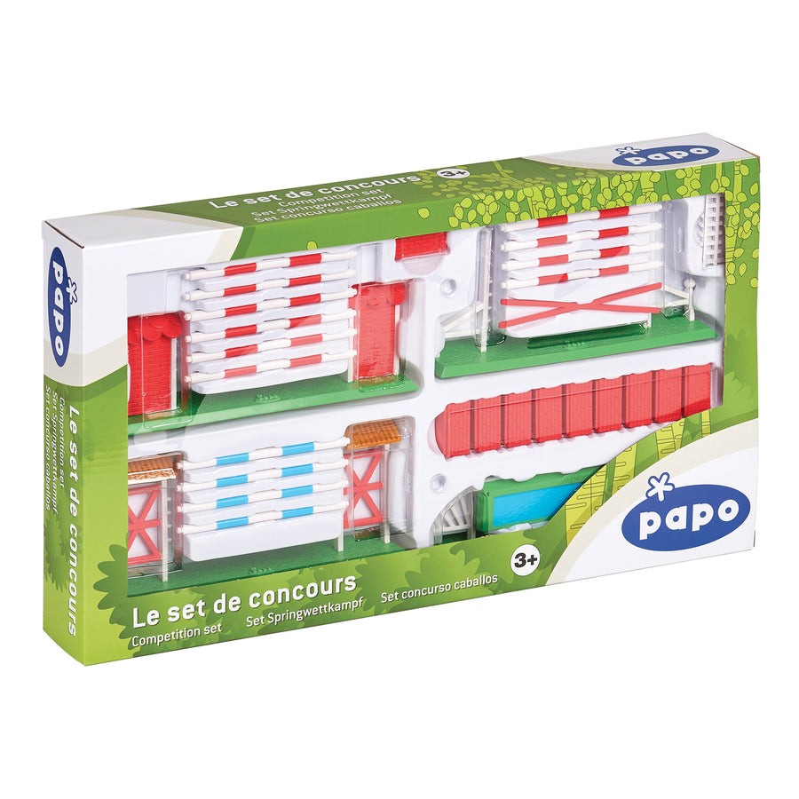 Set de concours Papo en PVC, Collection chevaux, jouet éducatif idéal pour enfants et collectionneurs